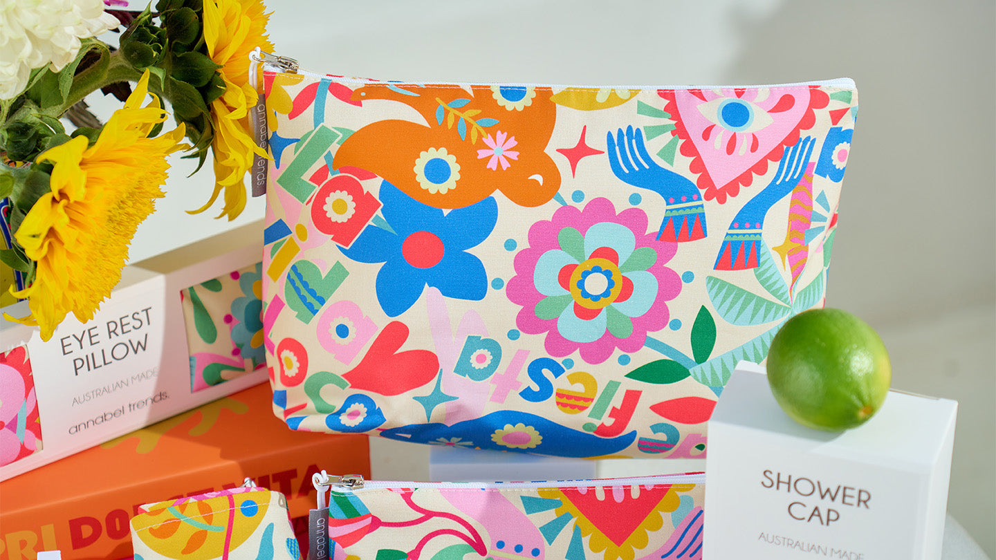 Pink Banksia - Cosmetic bags