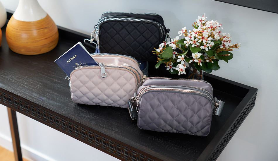 At Travel quilted bag