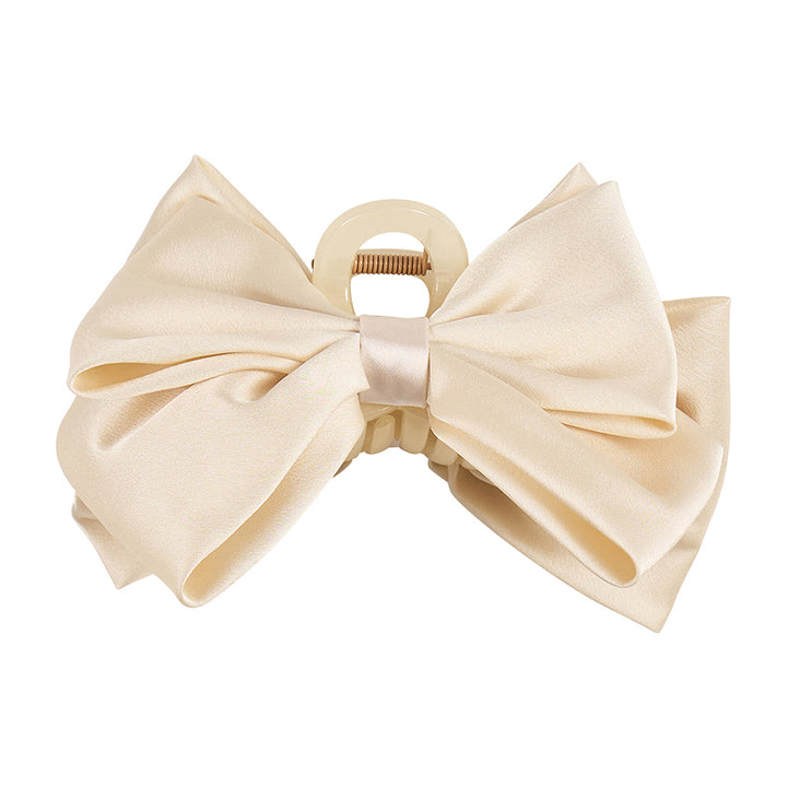 Annabel Trends Tamed Hair Claw and Bow in cream