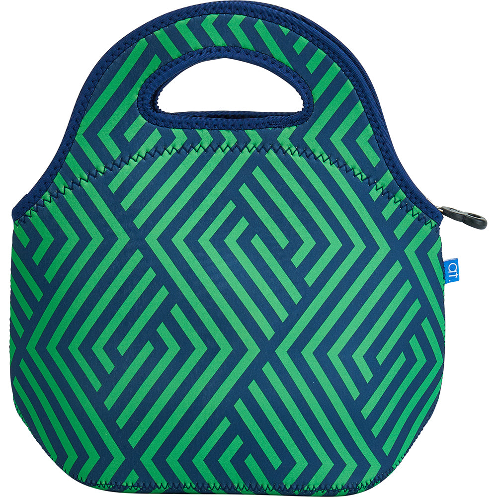 Neoprene lunch bag - zig zag