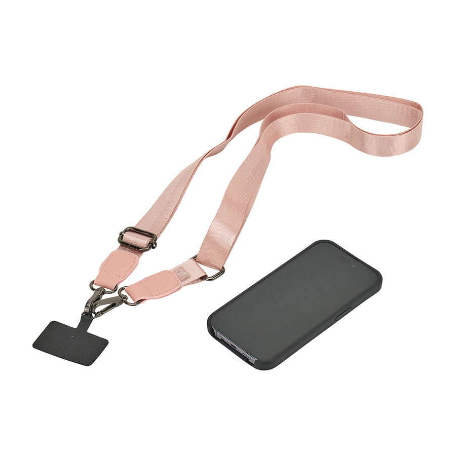 At Phone Strap Lanyard - Pink
