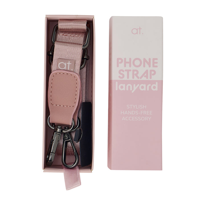 At Phone Strap Lanyard - Pink