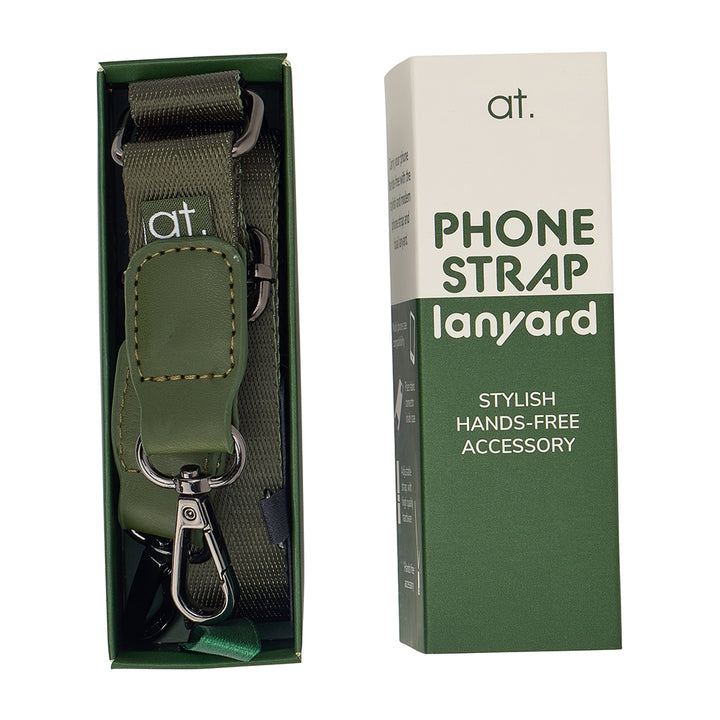 At Phone Strap Lanyard - Olive