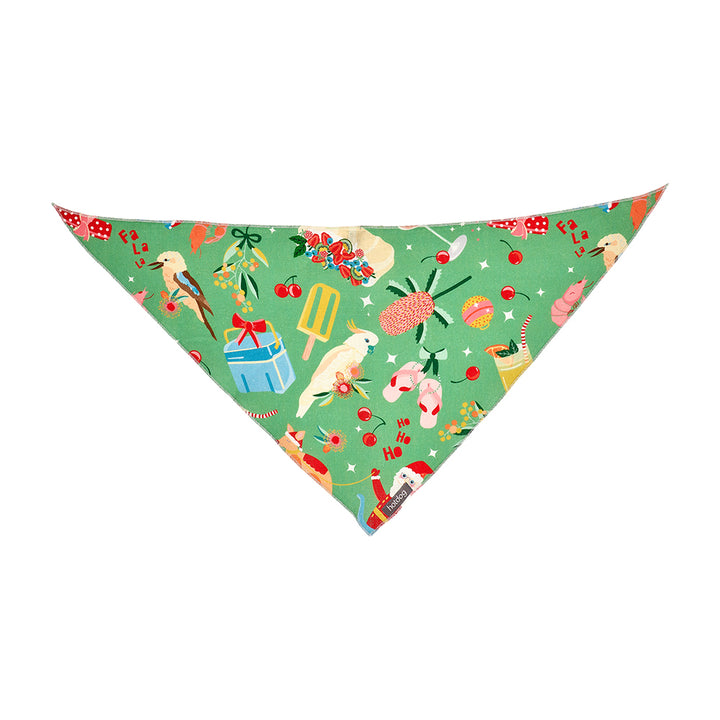 Holiday Green - Hot Dog Bandana