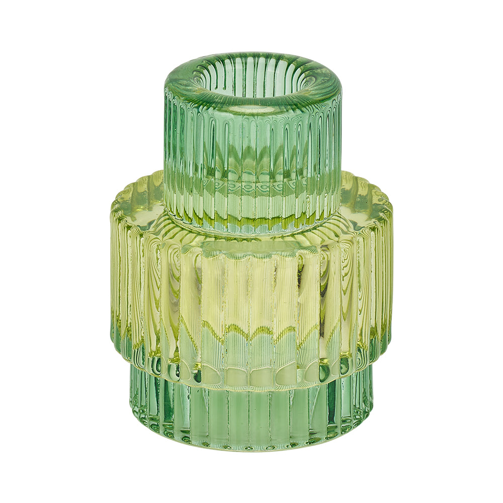 Jewel Candle Holder Large - Green