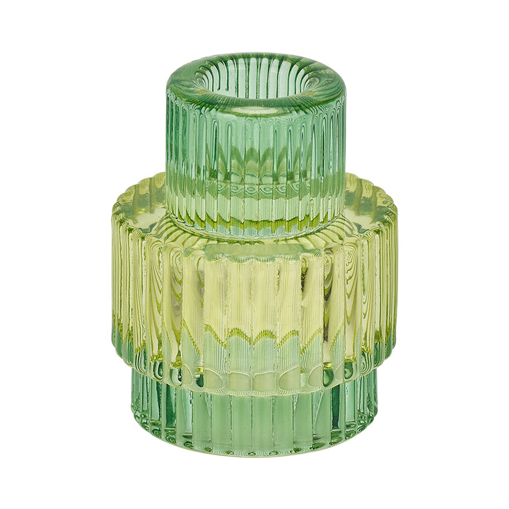 Jewel Candle Holder Large - Green