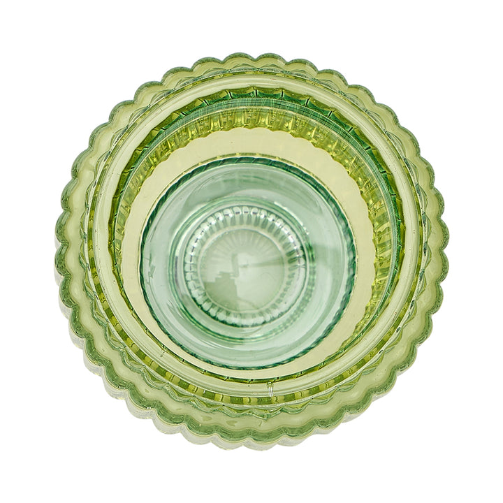 Jewel Candle Holder Large - Green