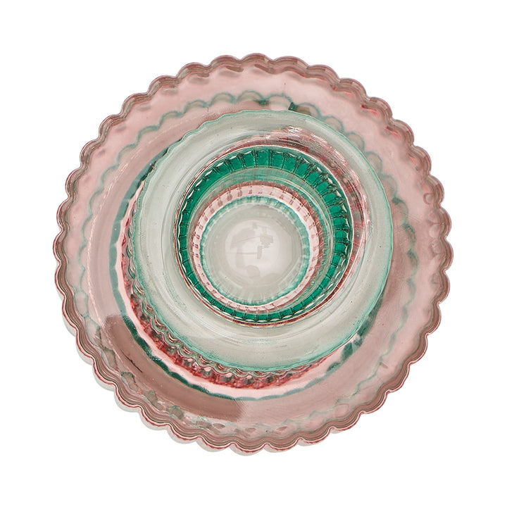 Jewel Candle Holder Large - Melon