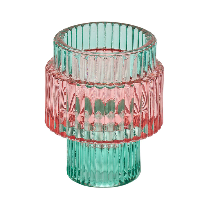 Jewel Candle Holder Large - Melon