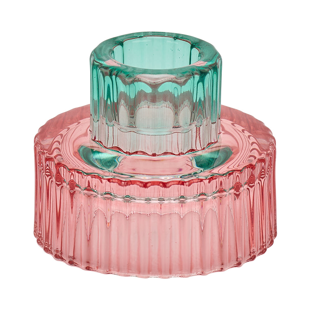 Jewel Candle Holder Small - Melon