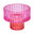Jewel Candle Holder Small - Pink