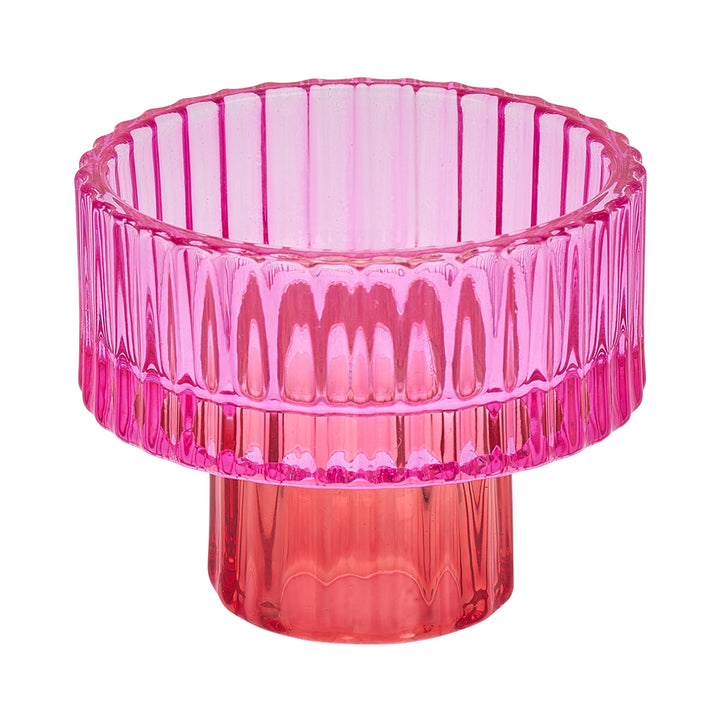 Jewel Candle Holder Small - Pink