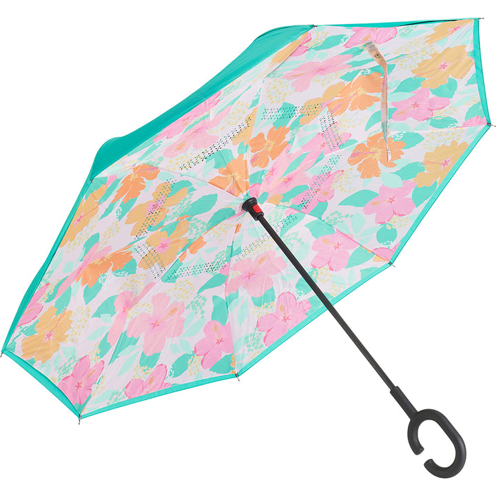 Reverse Umbrella - hibiscus