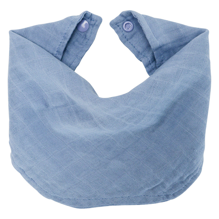 Muslin Bib - blue