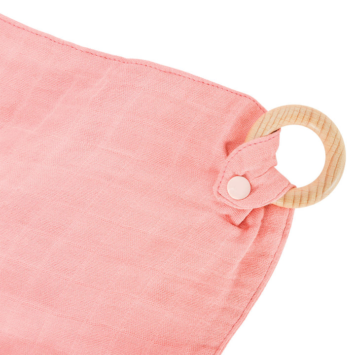 Muslin Security Blanket - coral