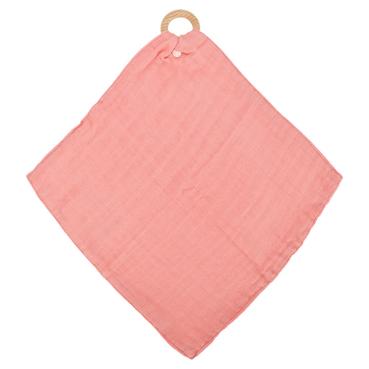 Muslin Security Blanket - coral
