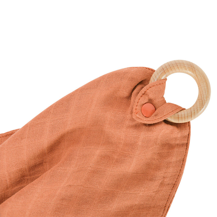 Muslin Security Blanket - rust