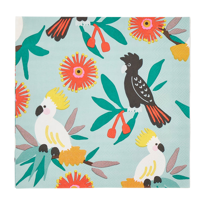 Annabel Trends Paper Napkins cockatoos