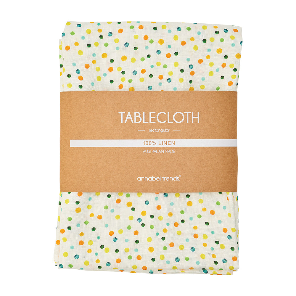 Tablecloth - Linen - Amalfi Spot - Large 138cm x 300cm
