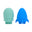 Silicone Bath Brush - Squid & Rocket set