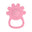 Silicone Hand Rattle - Pink