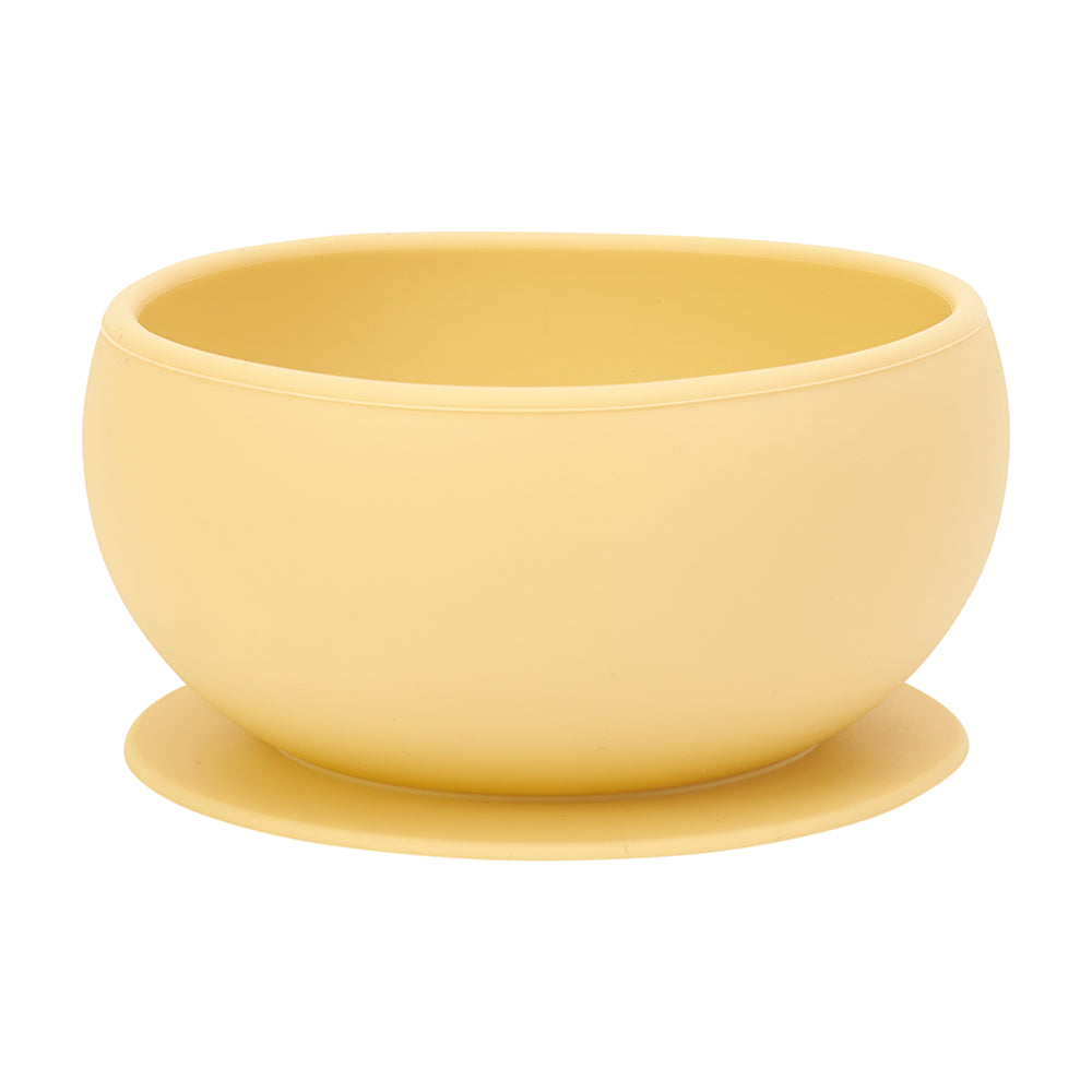 Silcone Suction bowl - lemon