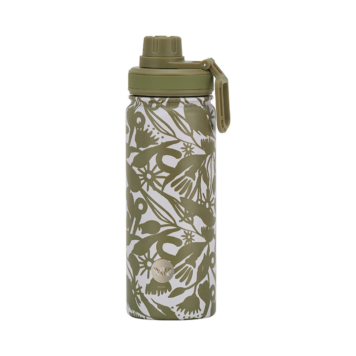 Watermate Drink Bottle - Stainless Steel - Design - 550ml