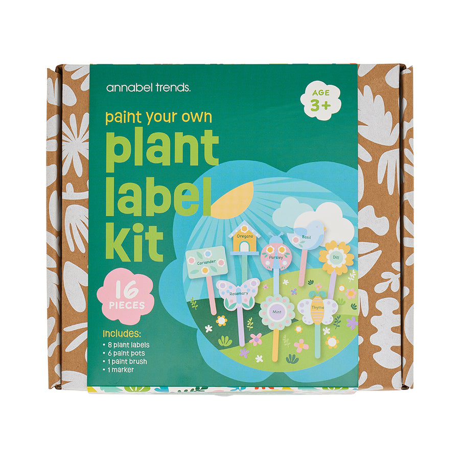 Kids garden plant label kit