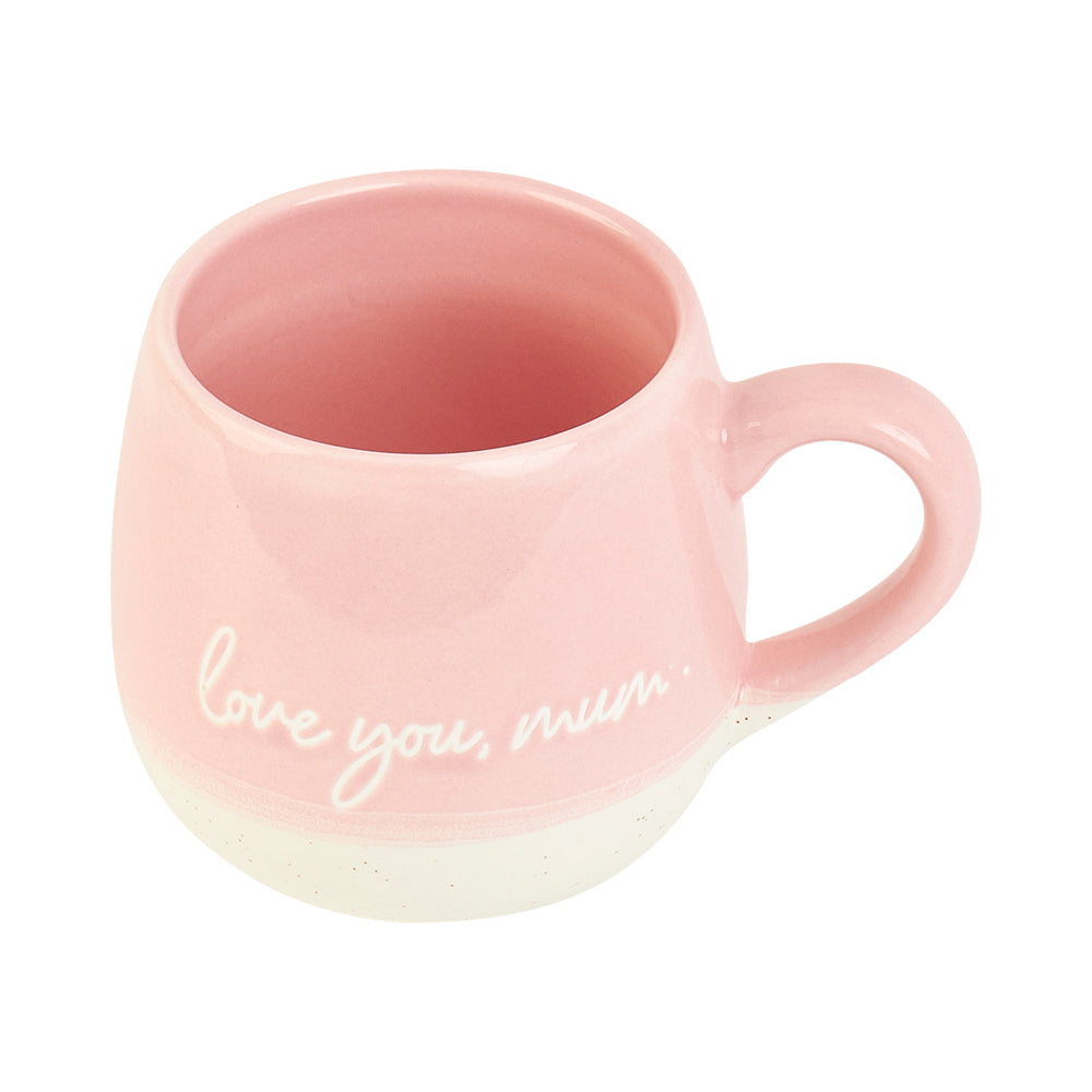 Coffee mug pink,  Love you Mum