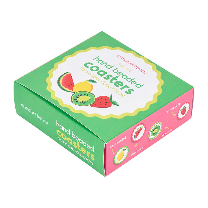 Beaded Coasters - Tropicana - 4pc