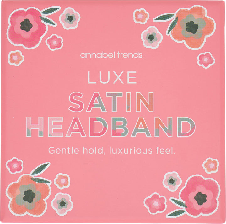 Luxe Satin headband in Melon