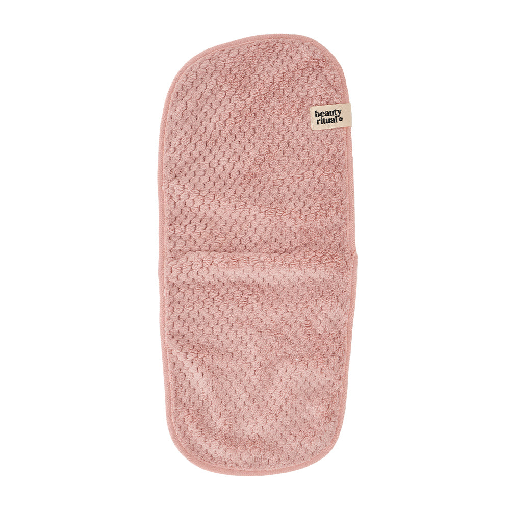  Waffle Microfibre Makeup Remover cloths -Dusty Pink