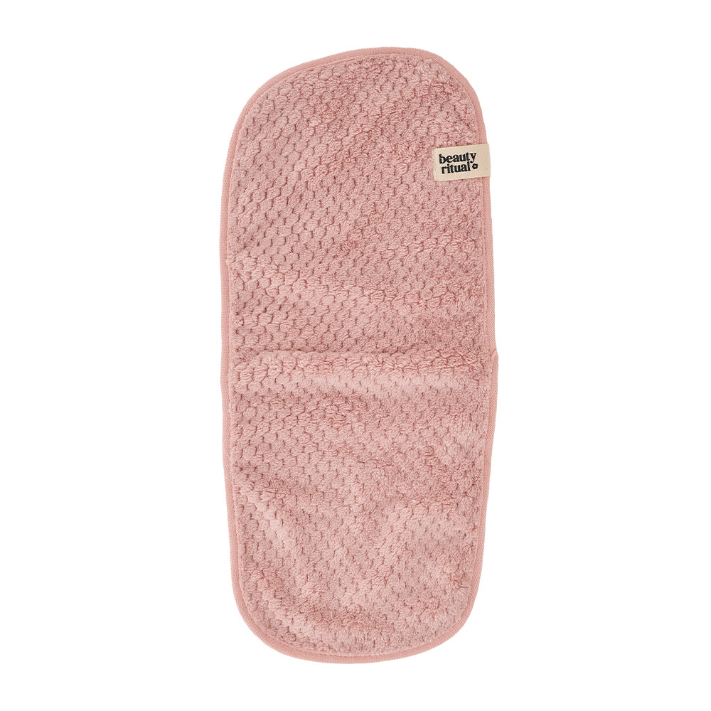 Waffle Microfibre Makeup Remover cloths -Dusty Pink