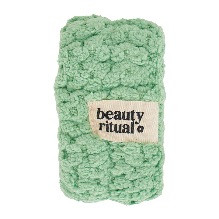 Annabel Trends Beauty Rituals Waffle Microfibre wash set - moss