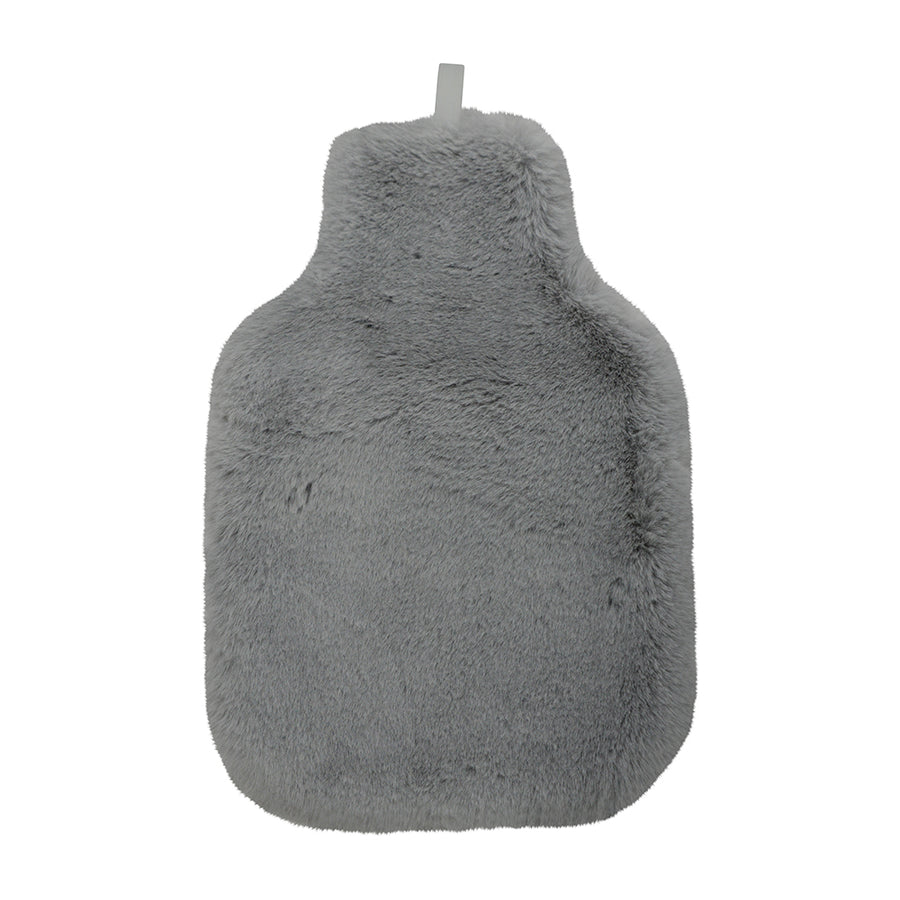 Hot Water Bottle cover cosy luxe - grey