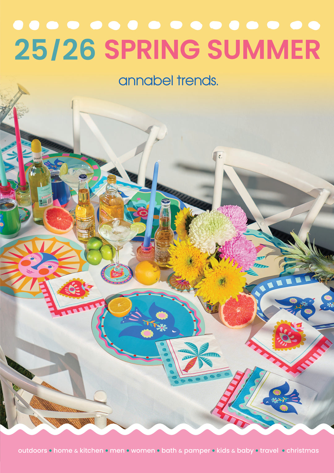 Annabel Trends Catalogue cover for 25/25 Spring Summer Edition
