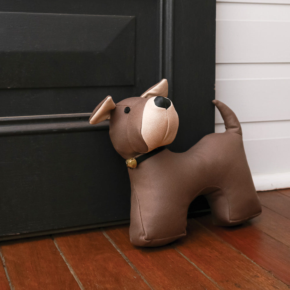 ANNABEL TRENDS BROWN DOG DOORSTOP