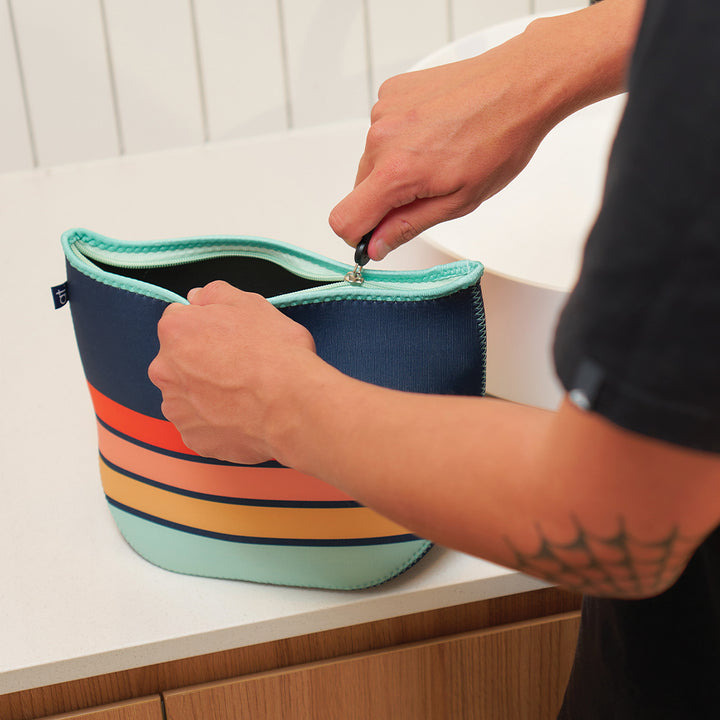 ANNABEL TRENDS MENS WET PACK -NAVY SUNRISE