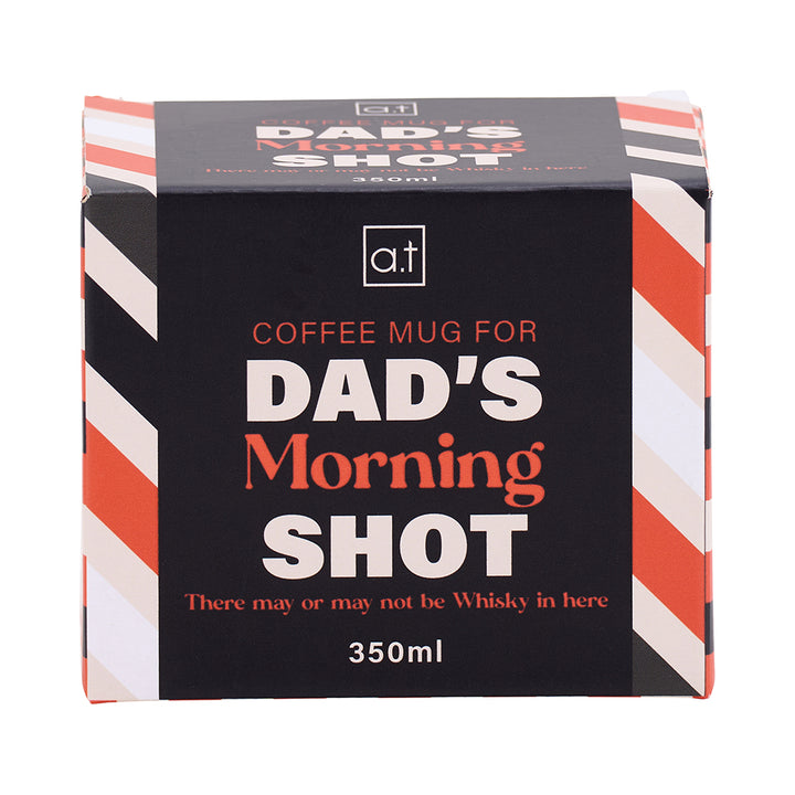 Annabel Trends AT Mens Boxed Mug - Dad's Morning Shot - this may or may not be whiskey