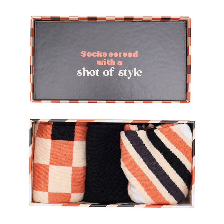 Annabel Trends AT Mens Boxed Socks - 3 pairs - Mr Hot Shot