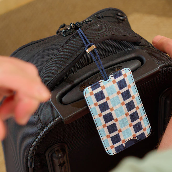 Annabel Trends - Men - Check Travel Luggage Tag - check
