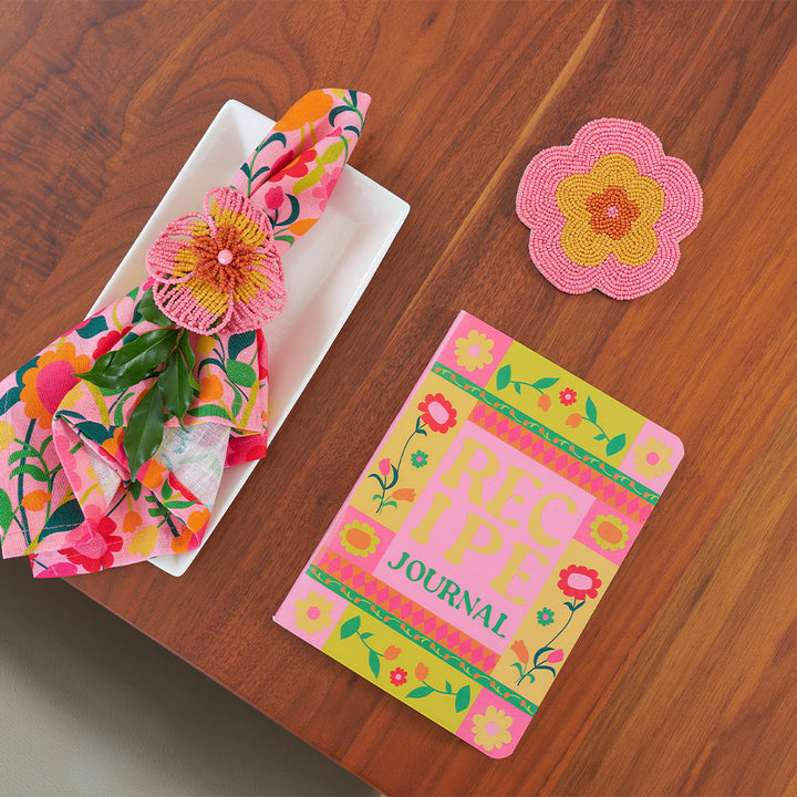 Beaded Napkin Ring - Flower