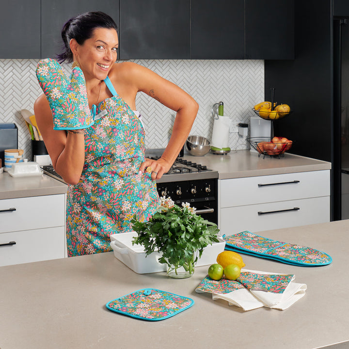 Tea Towel - Cotton -  Field of Flowers