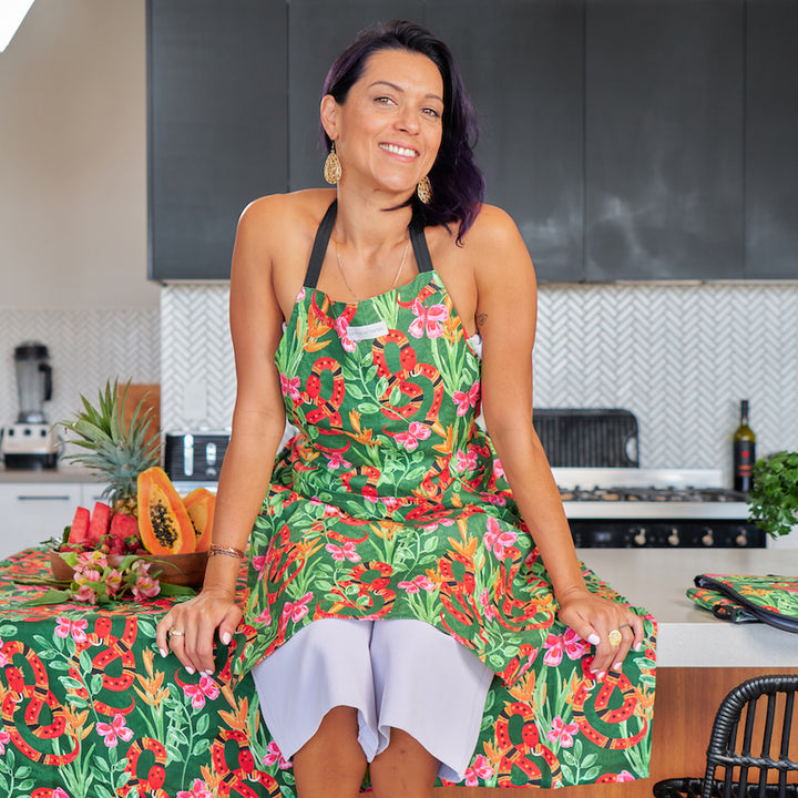 Jungle Snake Design Apron and Kitchen ware