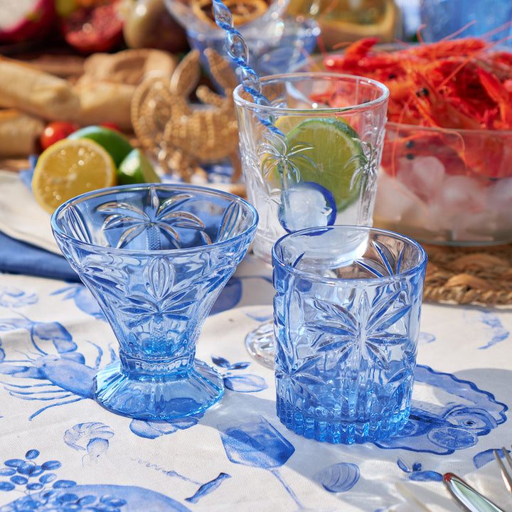 Cocktail Glass Set - Palm Tree