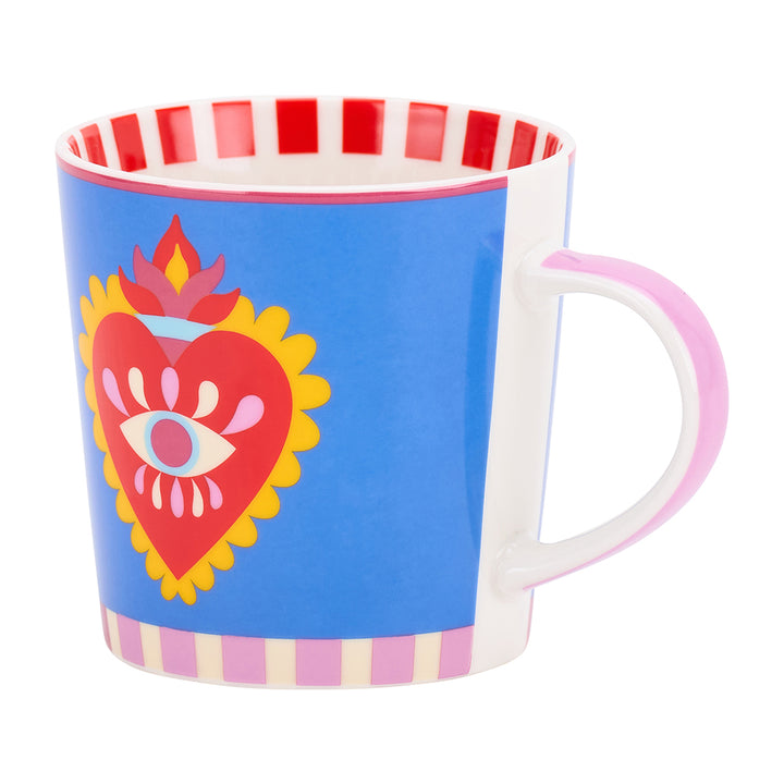Annable Trends assorted coffee mugs in Fiesta vibes design