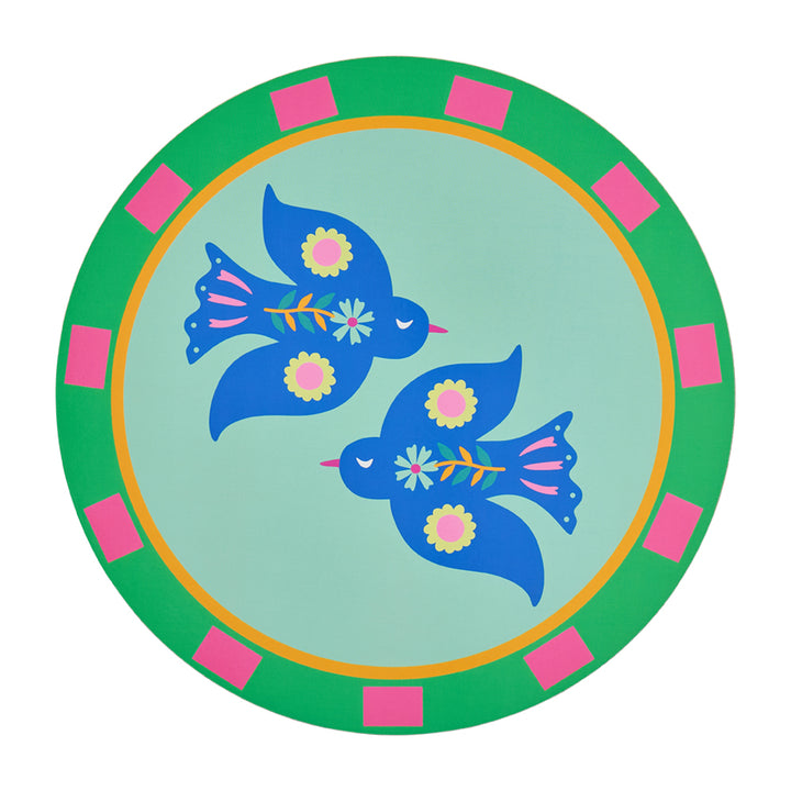 Annabel Trends Cork backed Placemats in Fiesta - box of 6 Placemats