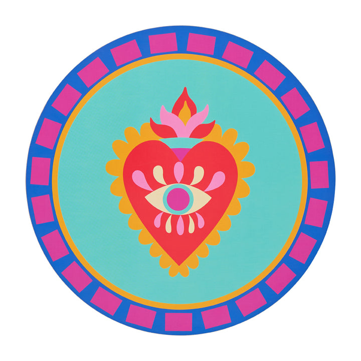 Annabel Trends Cork backed Placemats in Fiesta - box of 6 Placemats