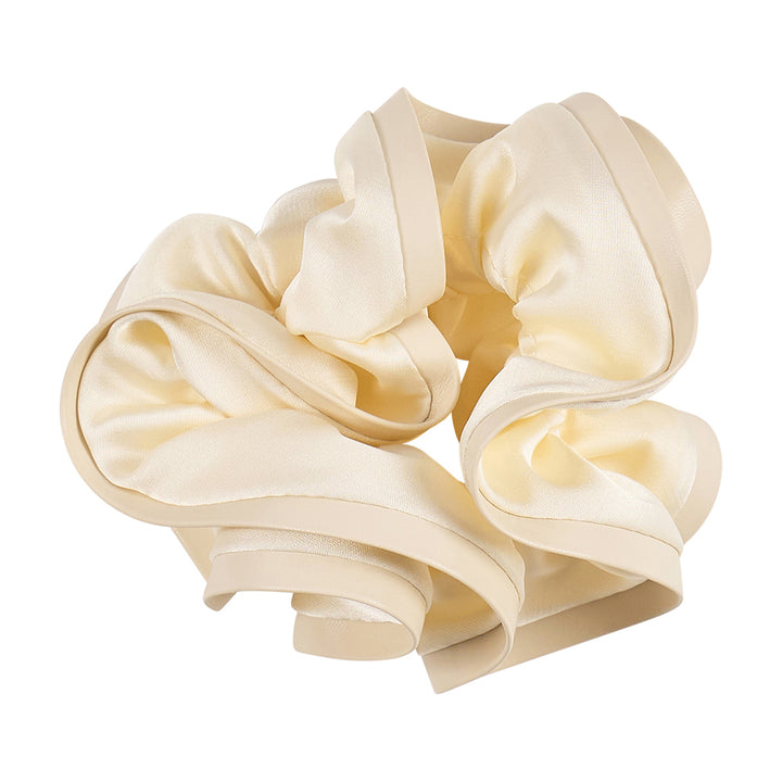 Annabel Trends Tamed Hair Scrunchie in cream