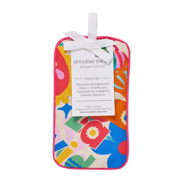 Annabel Trends Cotton Drawer Sachet in Fiesta design by Rachel Lee